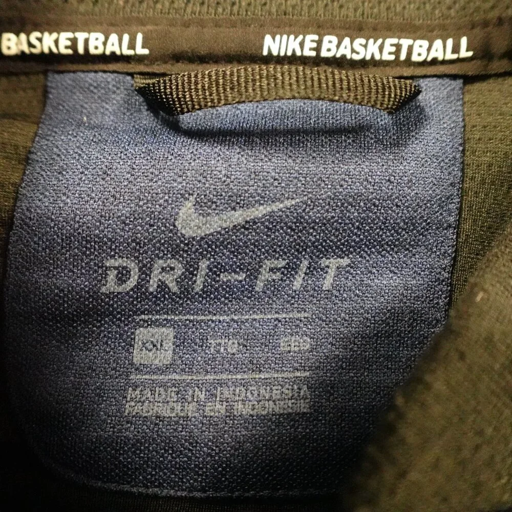 Nike Dri-FIT Basketball Full-Zip Jacket‎ Men’s 2XL Navy Performance Track Tech